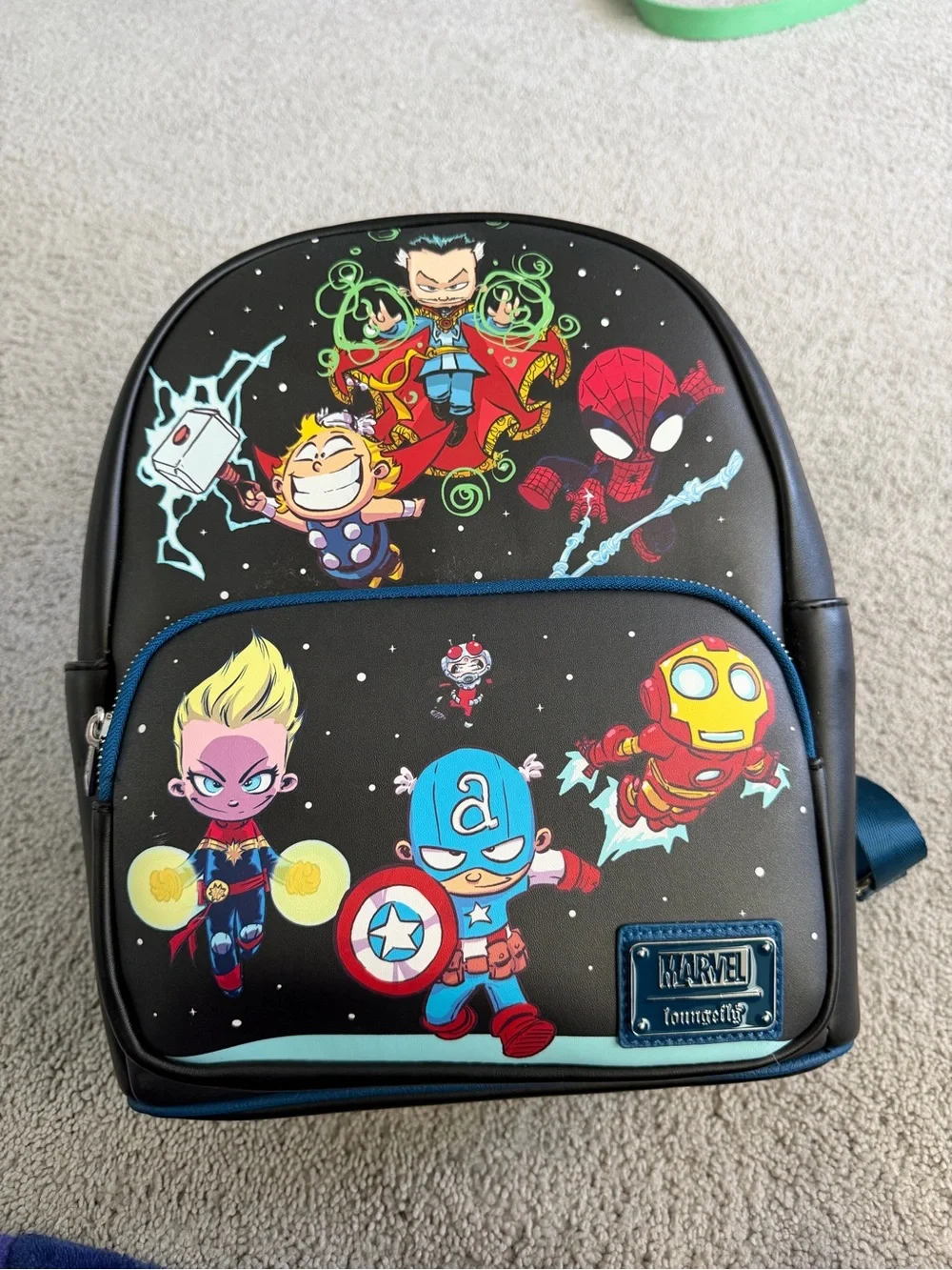 Marvel Chibi Group Loungefly Mini Backpack